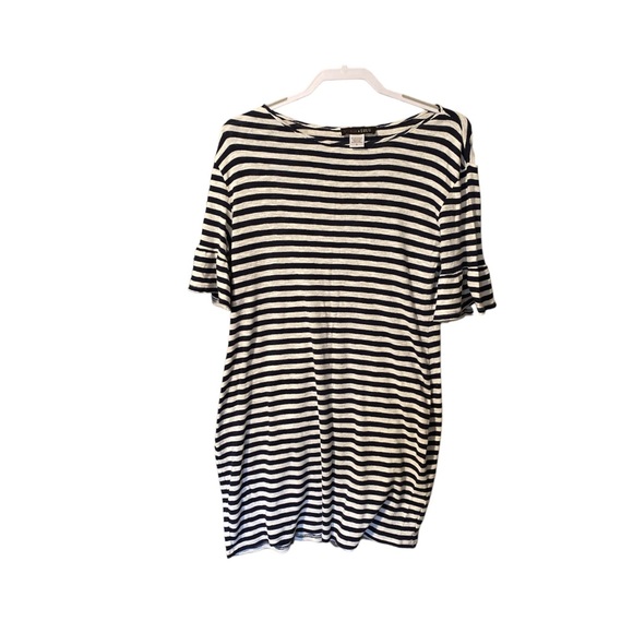 Striped Sheath Tunic Top Dress Size Small - Picture 6 of 6